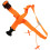 Nummernhalter Orange 1 6