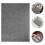 Grey Calligraphy Felt Mat Practical For Shoe Use Lightweight 9