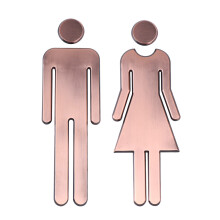 Bad Schild Toilettenpapierhalter Frau Und Frauen