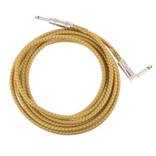 Gesponnener Gitarrenkabel 6,35 Mm Stecker-Stecker