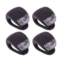 4Stk Fahrrad Lichter Helle Leuchten Lampe Batterie Wasserdicht