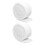 2 Filter Baumwolle Aquarium Magnet Bürste Weiß 4