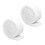 2 Filter Baumwolle Aquarium Magnet Bürste Weiß 6