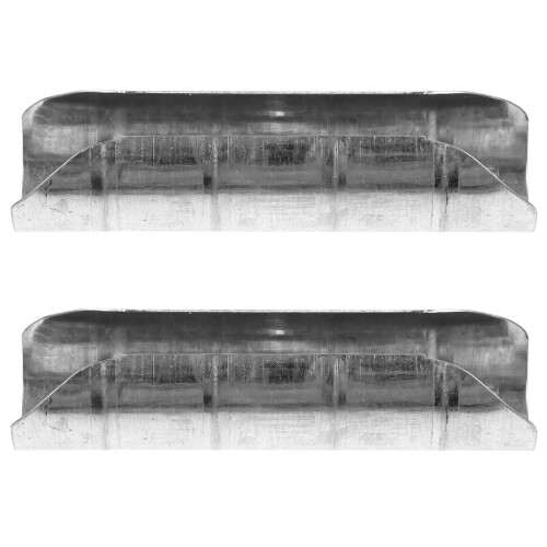 Drapery Rod Connector Joints Pole Rod Silber 2er Pack