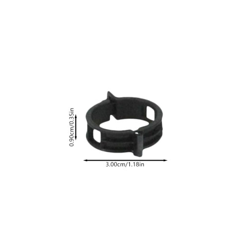 Vegetable Fastening Clips PP 100 1,2x1,2x0,35 Inch 1