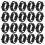 Vegetable Fastening Clips PP 100 1,2x1,2x0,35 Inch 10