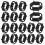 Vegetable Fastening Clips PP 100 1,2x1,2x0,35 Inch 5