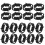 Vegetable Fastening Clips PP 100 1,2x1,2x0,35 Inch 9