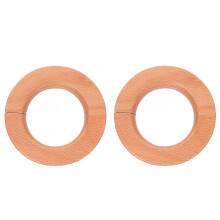2Stk Holz Gardinenverschluss Hosenhalter Magnet