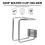 Boat Cup Rack Schiffsbecherhalter Wasserglashalter Shampooflaschenhalter 4