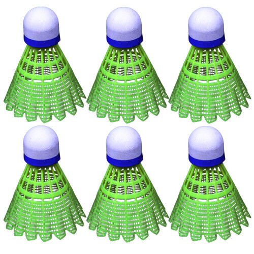 6 Stk. Badminton LED Shuttlecock Reinigungsschläger