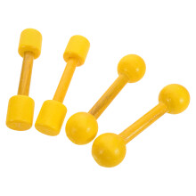 4St Lichte Houten Dumbbells Multi Kleur Voor Kleuter Sport En Spel