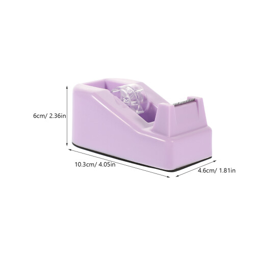 Tape Dispenser Paars Plastic 1Pack 4,1x2,4x1,8 Duim 1