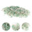 6Pack Groene Aquariumstenen Voor Visbak Decoratie 5
