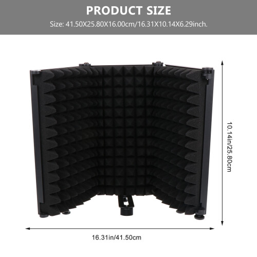 Winddichte Scherm Geluidsisolatie Microfoonfilter Beschermhoes Schild 1