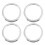 Vibration Reduction 4 Stuks 2,9x2,9x0,5 Inch 10