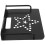 Support Mural Routeur En Aluminium Noir Stable Sécurisé Pour Maison 4
