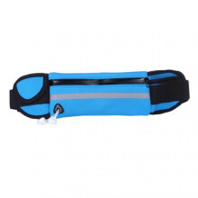 (Blue) Running Belt Waist Pack with Phone Holder Large Capacity Running Fanny Pack for Running Jogging