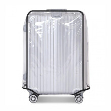 (22 Inches) Dustproof Luggage Cover Anti Scratches Transparent Luggage Protector Suitcase Cover for Men Women