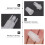 40Pièces Fixations Câbles Transparent Pour Lampes Suspendues 8