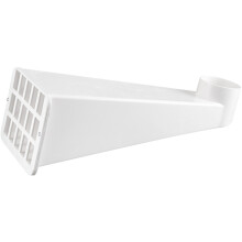 Roof Rainwater Diverter PVC Weiß Für Außenentwässerung 1 Satz