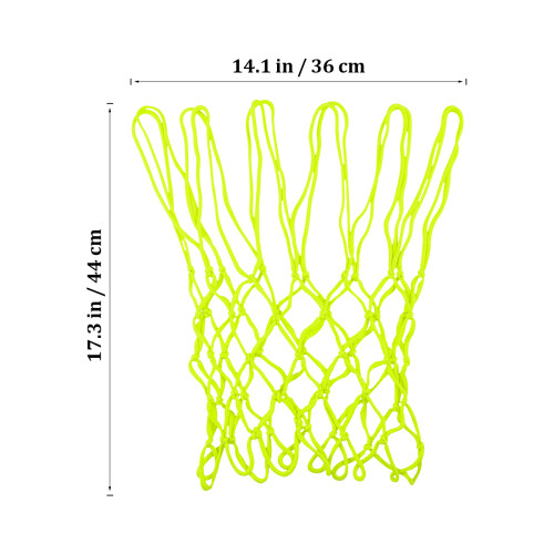 Filet De Basketball Vert Nylon Résistant 1