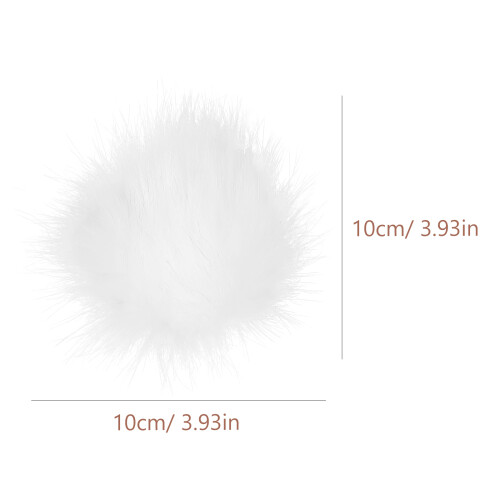 6 Große Garn Pompons Imitation Fuchsbällchen Selbermachen 1