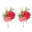 4 -Blumen Simulation Blumen Brautstrauß Steckblume 1