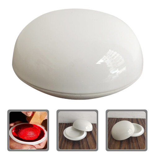 White Ink Pad Voor Hond Ceramiek Verf Container 2