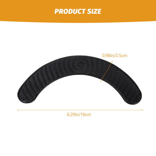 14 Stuks Flexibele Drum Pad 16x2,5 Cm Zwart 2