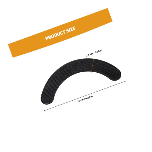 14 Stuks Flexibele Drum Pad 16x2,5 Cm Zwart 1