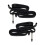 2Pièces Tube Intérieur Roue Route Durable Noir Résistance 1