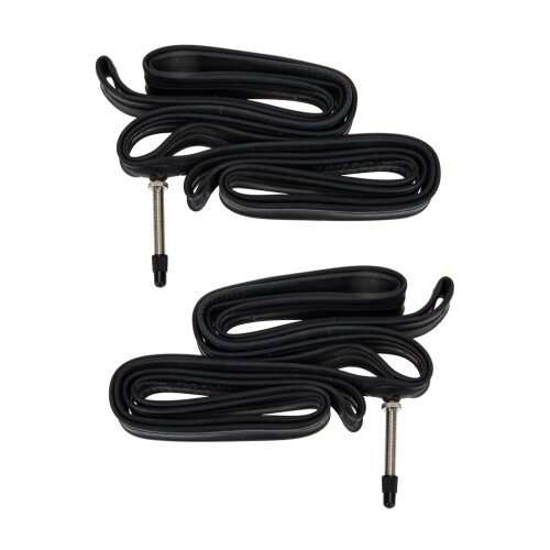 2Pièces Tube Intérieur Roue Route Durable Noir Résistance