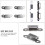 4St Warm Bed Glazen Platform Clips Rvs Voor 3D Printer 9