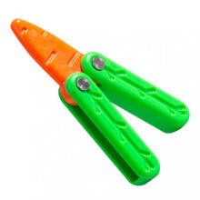 (Medium, Luminous) Carrots Butterflys Cutter Stress Relief Toy Lightweight Decompression Baubles Toy for Kid Boy Girl Women Men