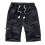 Shorts Gym Cargo Zwart 1 2
