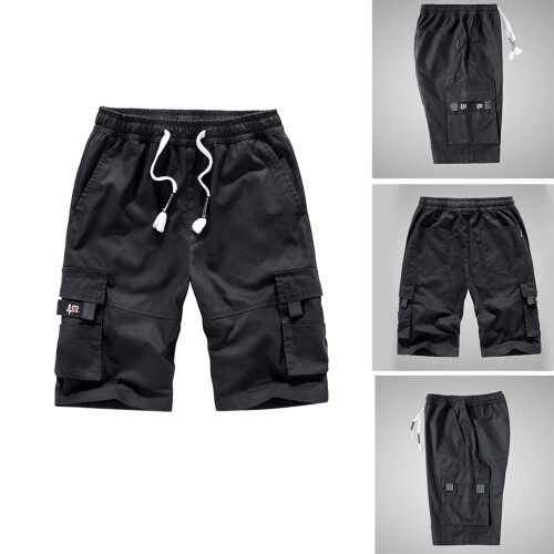 Shorts Gym Cargo Zwart 1 2