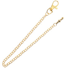 Jeanskette Golden Metall Für Modeoutfits
