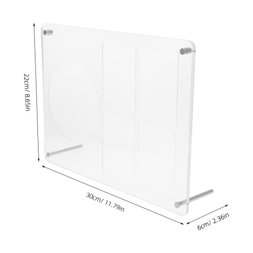 Cd Stand Gestell Kartenablage Transparent Acryl 1 1