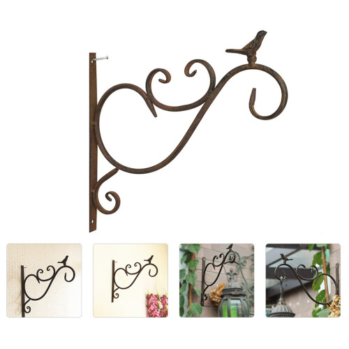 Portafiori in Ferro Scuro Gancio Da Robusto E Chic 2