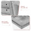 Post Cap Silber 12,2x12,2x5 Zoll 8