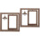 2Stk Doppelseitiger Rotierender Holz Bilderrahmen Mit Lampe 6