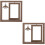 2Stk Doppelseitiger Rotierender Holz Bilderrahmen Mit Lampe 8
