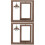 2Stk Doppelseitiger Rotierender Holz Bilderrahmen Mit Lampe 7