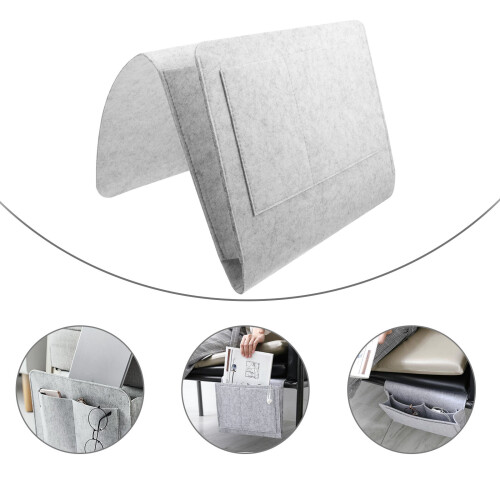 Hanging Storage Valet Bedside Organizer Bag Für Baby Hellgrau 1