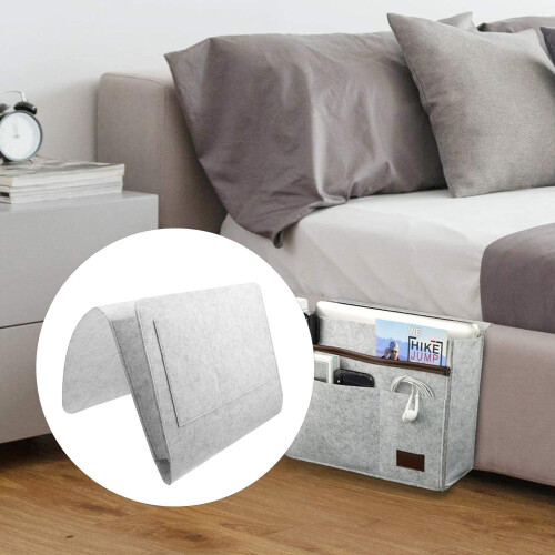 Hanging Storage Valet Bedside Organizer Bag Für Baby Hellgrau 2