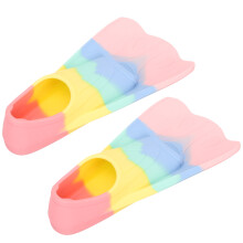 Kinderschwimmflossen Silikon Tragbar 1 Paar 9,90x5,50x1,97 Zoll