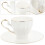 Coffee Cup Set Weiß Bone China Keramik The Dish 2