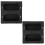 2Stk Lautsprecher Seitengriffe Schallblende Griffe 1