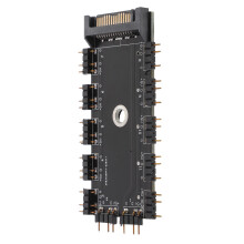 1 Set Argb Multifunktions-Rgb-Lüfter-Hub-Controller Pc-Zubehör